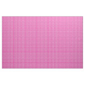 Hot-roze en White Lattice Pattern Stof (Fat Quarter)