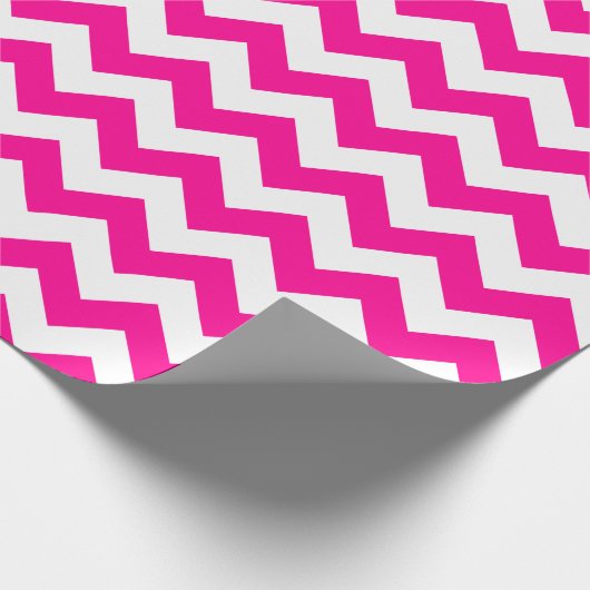 Hot-roze en wit groots papier voor het verpakken v (Hoek)
