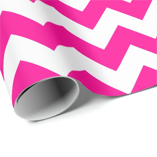 Hot-roze en wit groots papier voor het verpakken v (Rol Hoek)