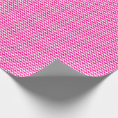 Hot-roze en wit papier voor kleine Chevron-overvul (Hoek)