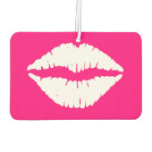 Hot-roze en witte lipstick luchtverfrisser (Achterkant)