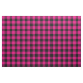 Hot-roze en zwarte buffelplaat stof (Fat Quarter)