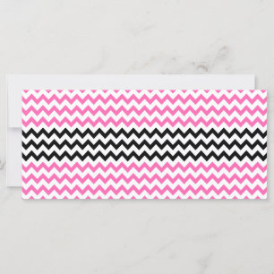 Hot-roze en zwarte Chevron van Shirley Taylor