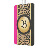 Hot-roze en zwarte luipaard — Dierafdrukken | Mono Luchtverfrisser (Links)