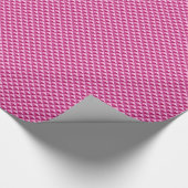 Hot roze, enamel look, bestudeerd raster cadeaupapier (Hoek)