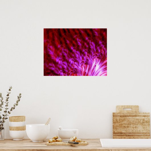 Hot-roze firewall poster (Keuken)