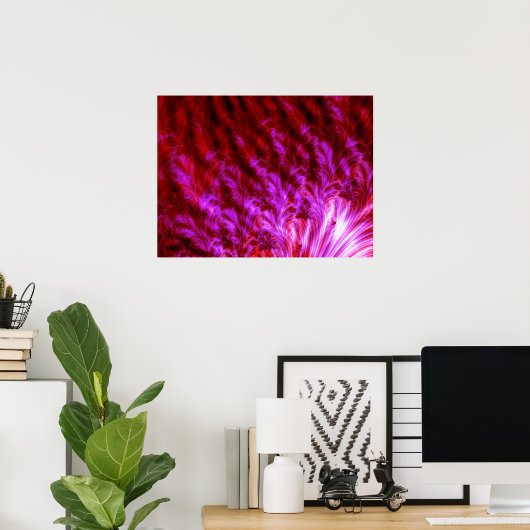 Hot-roze firewall poster (Thuiskantoor)