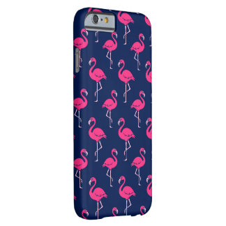 Hot-roze Flamingo patroon Barely There iPhone 6 Hoesje