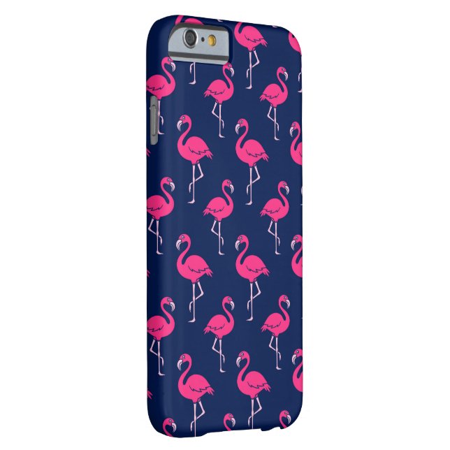 Hot-roze Flamingo patroon Case-Mate iPhone Case (Achterkant/Rechts)