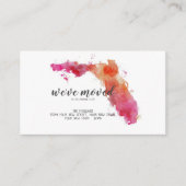 Hot-Roze Florida Verplaatsende Aankondiging Tussen (Voorkant)