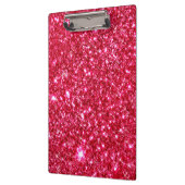 hot roze fuchsia minuscule sequentie glitter print klembord (Links)