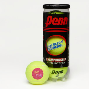 Hot Roze fuchsia Penn tennisballen