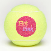 Hot Roze fuchsia Penn tennisballen (Voorkant)