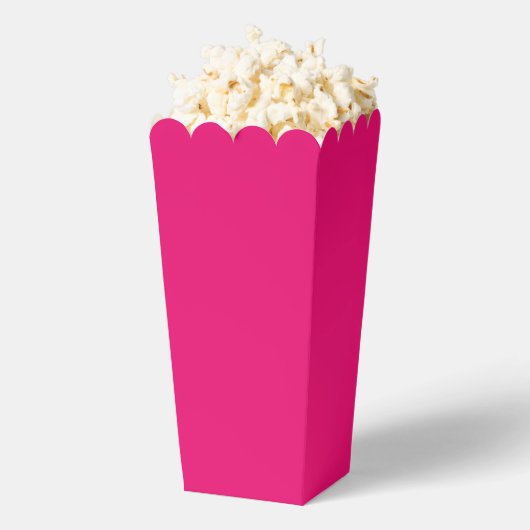 Hot Roze fuchsia popcorn dozen Bedankdoosjes (Popped)