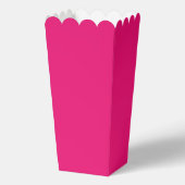 Hot Roze fuchsia popcorn dozen Bedankdoosjes (Voorkant)