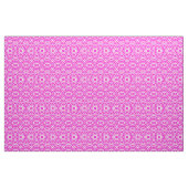 Hot-Roze Fuschia Zebra Flower Print Pattern Fabric Stof (Yard (91,4 cm))