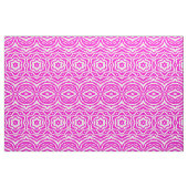 Hot-Roze Fuschia Zebra Flower Print Pattern Fabric Stof (Fat Quarter)