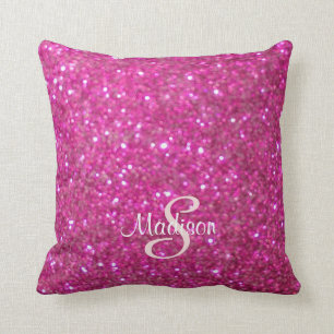 Hot-roze galmende sjabloon, aanpasbaar kussen