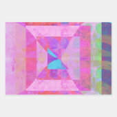 Hot roze gemengde media set van inpakpapier (Voorkant)