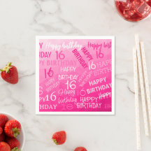 Hot-roze Geometric Mesh Pattern verjaardag op elke