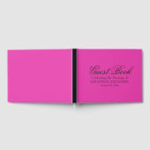 Hot Roze Gepersonaliseerde Trouwteken in Boek (Volledig)