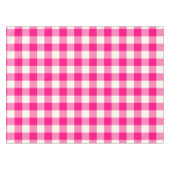 Hot-roze Gingham / Buffalo Check Tablecloth Tafelkleed (Voorkant (Horizontaal))