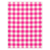 Hot-roze Gingham / Buffalo Check Tablecloth Tafelkleed (Voorkant)
