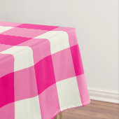 Hot-roze Gingham / Buffalo Check Tablecloth Tafelkleed (Voorbeeld)