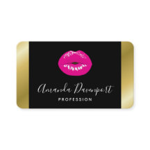 Hot-roze glimp op zwart