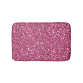Hot-roze glitter bedrukt badmat (Voorkant)