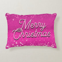 Hot roze glitter bokeh aangepaste tekst