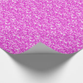 Hot-roze glitter en sparkles Patroon Cadeaupapier (Hoek)