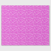 Hot-roze glitter en sparkles Patroon Cadeaupapier (Vlak)