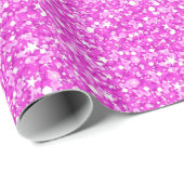 Hot-roze glitter en sparkles Patroon Cadeaupapier (Rol Hoek)