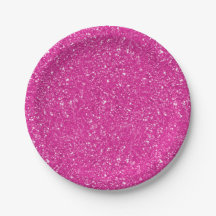 Hot-roze glitter, gedrukt patroon