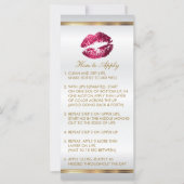 Hot-roze glitter Lip Instructies 2 - Satin (Voorkant)