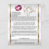 Hot-roze  Glitter Lip instructies Flyer (Achterkant)
