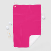 Hot-Roze golfhanddoek (Insitu)