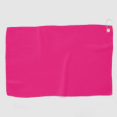 Hot-Roze golfhanddoek (Horizontaal)
