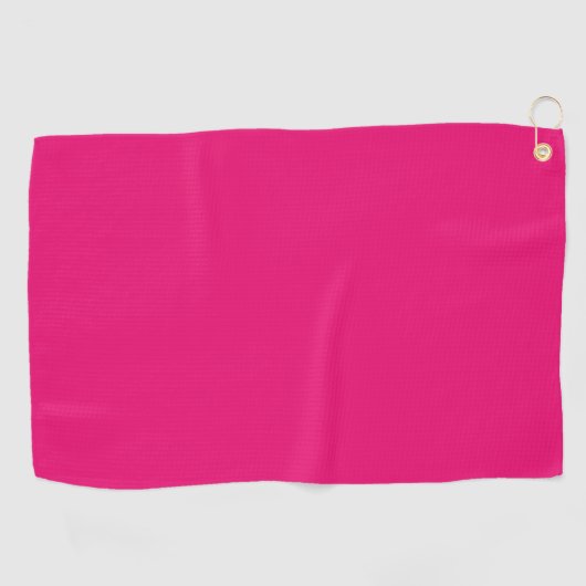 Hot-Roze golfhanddoek (Horizontaal)