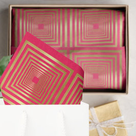 Hot roze gouden cadeau verpakking Tissue Papier