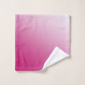 Hot-roze gradiënt bad handdoek (Wasdoekje)