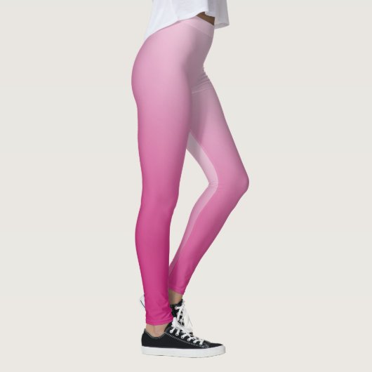 Hot-roze gradiënt leggings (Rechts)