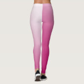 Hot-roze gradiënt leggings (Achterkant)