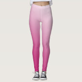 Hot-roze gradiënt leggings (Voorkant)