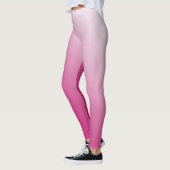 Hot-roze gradiënt leggings (Links)