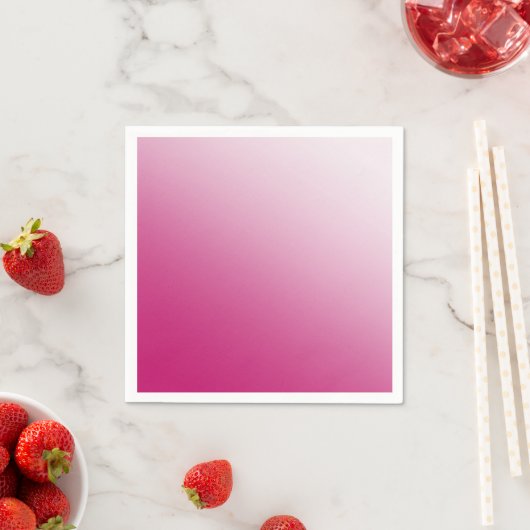 Hot-roze gradiënt servet (Insitu)