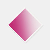Hot-roze gradiënt servet (Hoek)