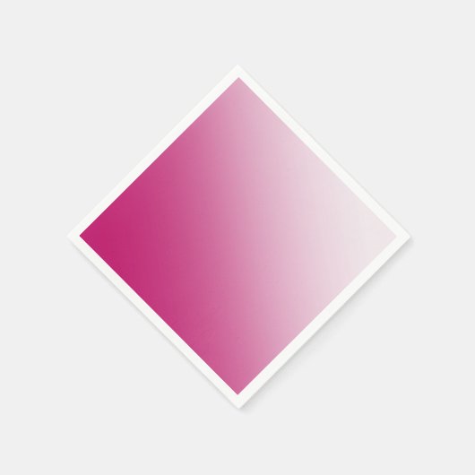Hot-roze gradiënt servet (Hoek)