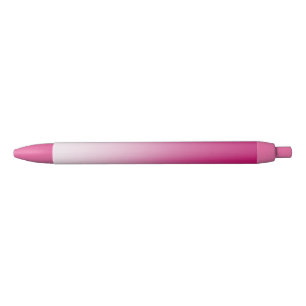 Hot-roze gradiënt zwarte inkt pen